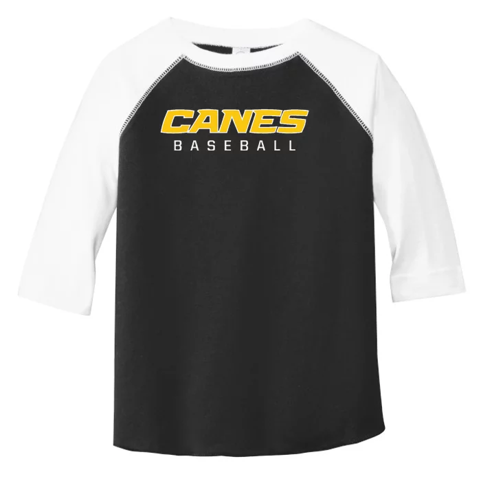 As Canes Baseball Sports Toddler Fine Jersey T-Shirt