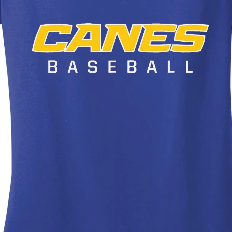 As Canes Baseball Sports Women's V-Neck T-Shirt