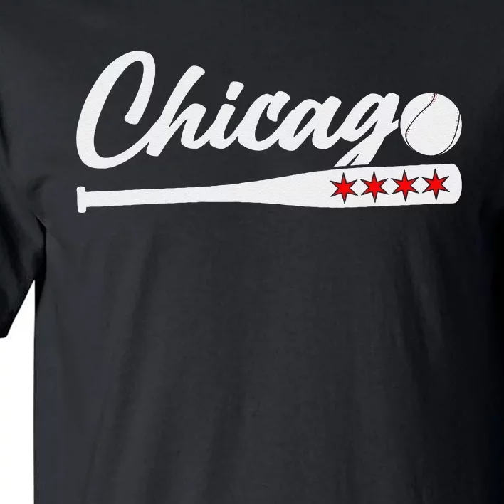 American Chicago Baseball Bat Chicago Lover Tall T-Shirt