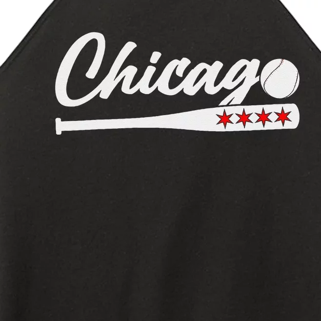 American Chicago Baseball Bat Chicago Lover Women’s Perfect Tri Rocker Tank