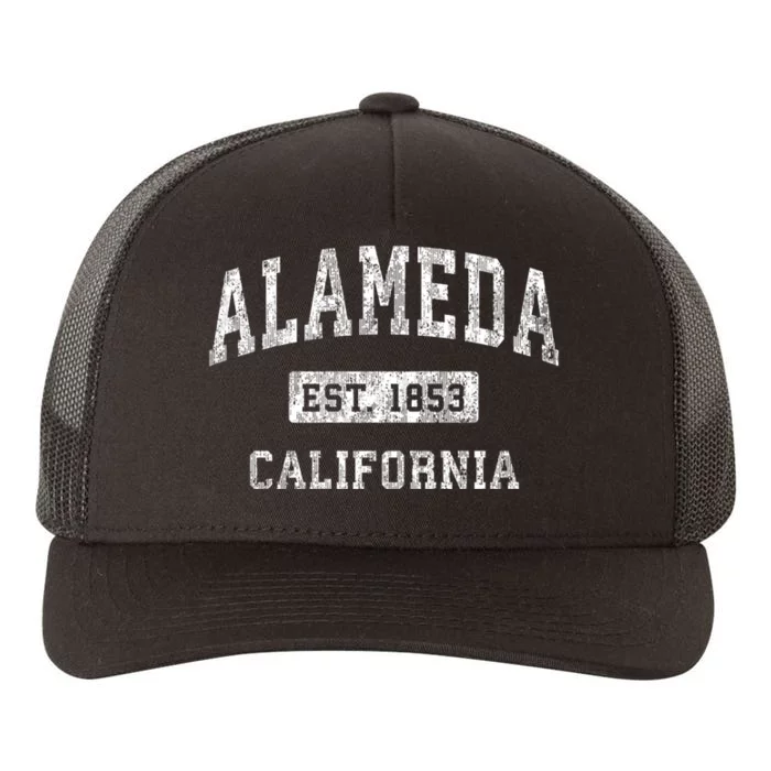 Alameda California Ca Vintage Classic Established Yupoong Adult 5-Panel Trucker Hat