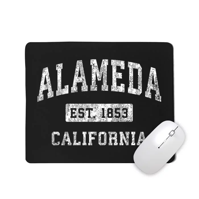 Alameda California Ca Vintage Classic Established Mousepad