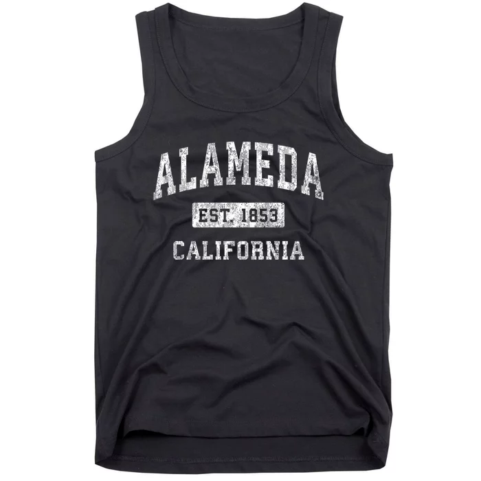 Alameda California Ca Vintage Classic Established Tank Top