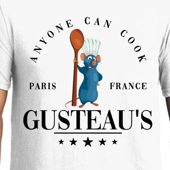 Anyone Can Cook Paris France Gusteaus Funny Mug Anyone Can Cook Pajama Set