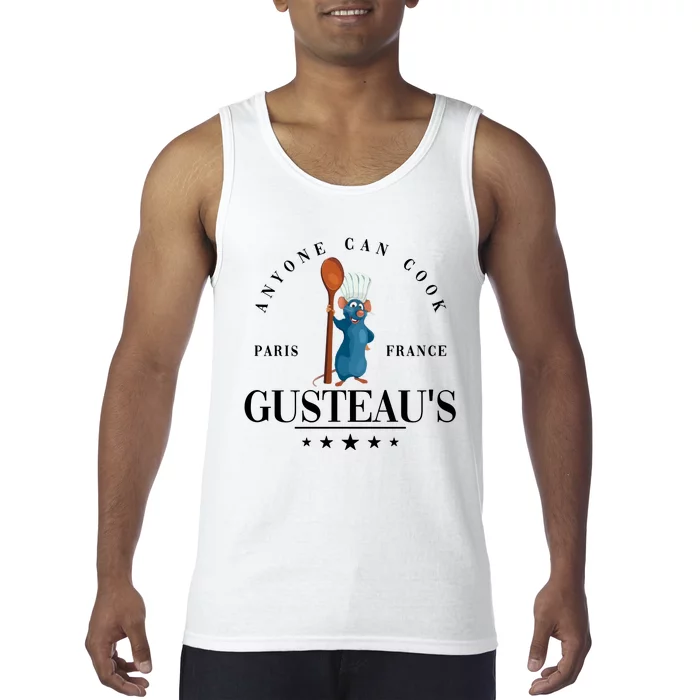 Anyone Can Cook Paris France Gusteaus Funny Mug Anyone Can Cook Tank Top