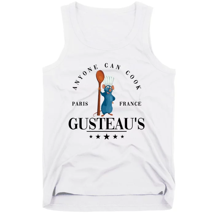 Anyone Can Cook Paris France Gusteaus Funny Mug Anyone Can Cook Tank Top