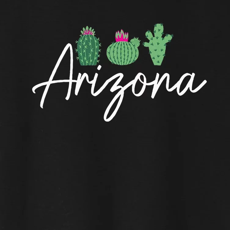 Arizona Cactus Cute AZ Pride Women's Crop Top Tee