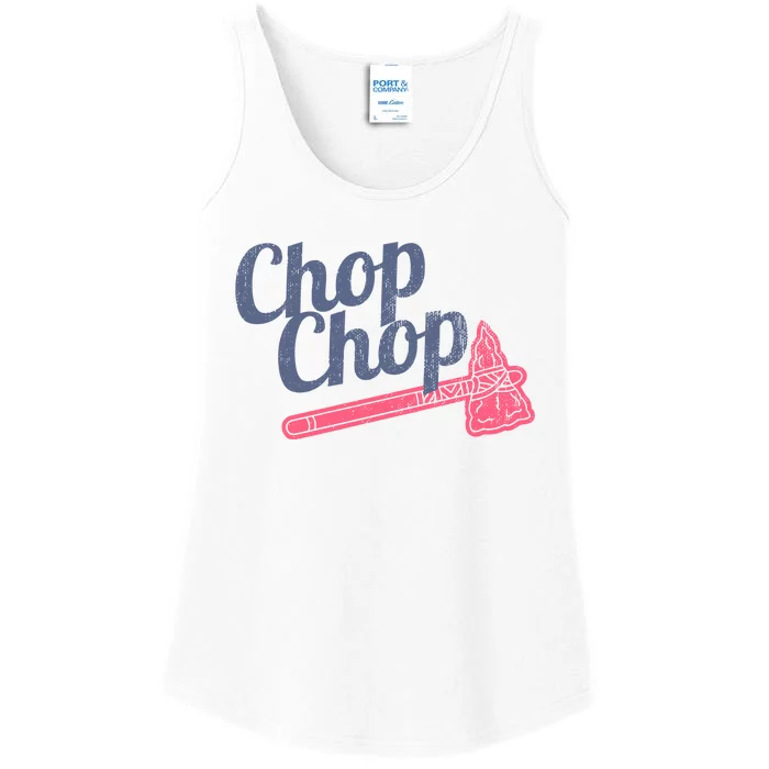 Atlanta Chop Chop Baseball Team Ladies Essential Tank