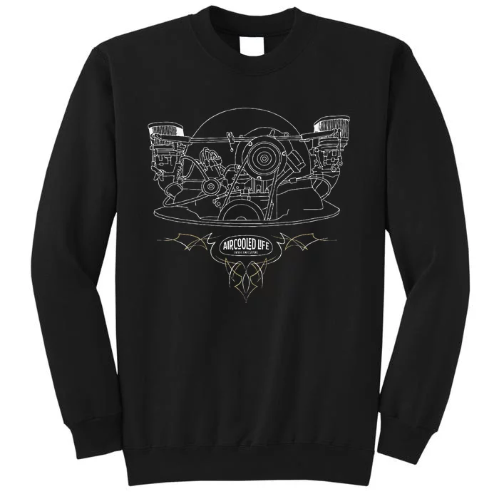 Air Cooled Classic Car Engine Vdub Aircooled Life Sweatshirt