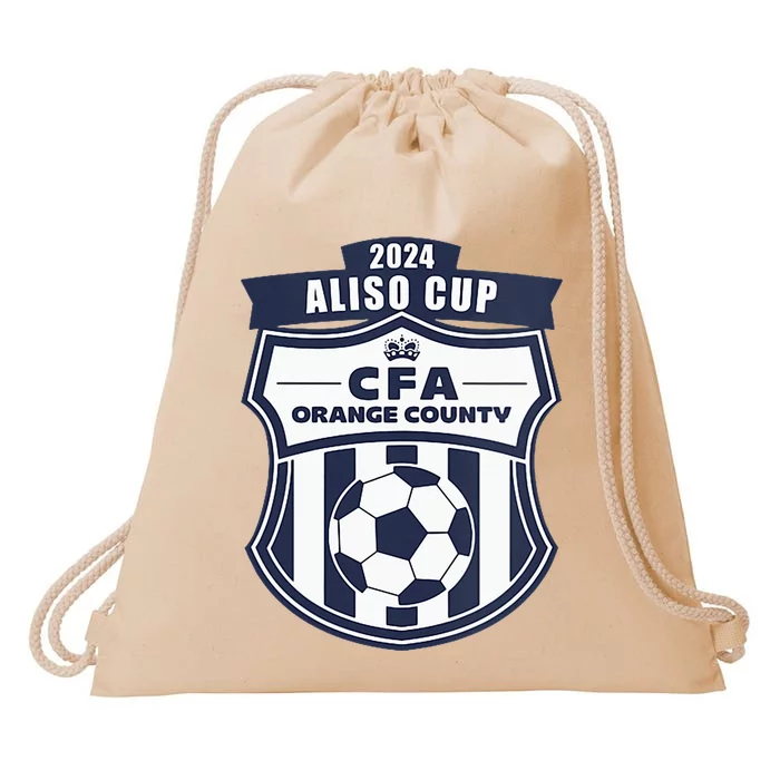 Aliso Cup Circle 2024 Shield Large Drawstring Bag