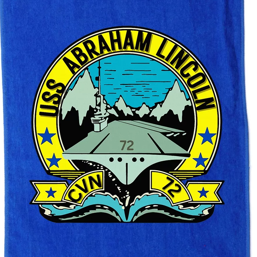 Aircraft Carrier Cvn 72 Uss Abraham Lincoln Platinum Collection Golf Towel