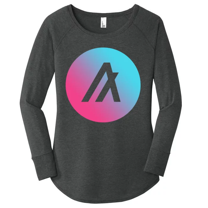 Algorand Crypto Colorful Logo Women's Perfect Tri Tunic Long Sleeve Shirt