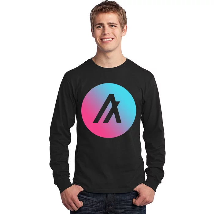 Algorand Crypto Colorful Logo Tall Long Sleeve T-Shirt