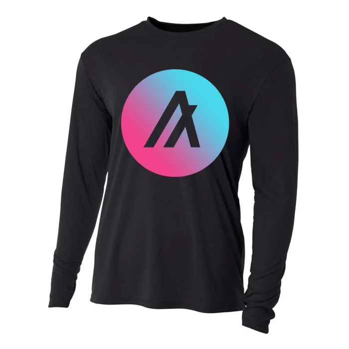 Algorand Crypto Colorful Logo Cooling Performance Long Sleeve Crew