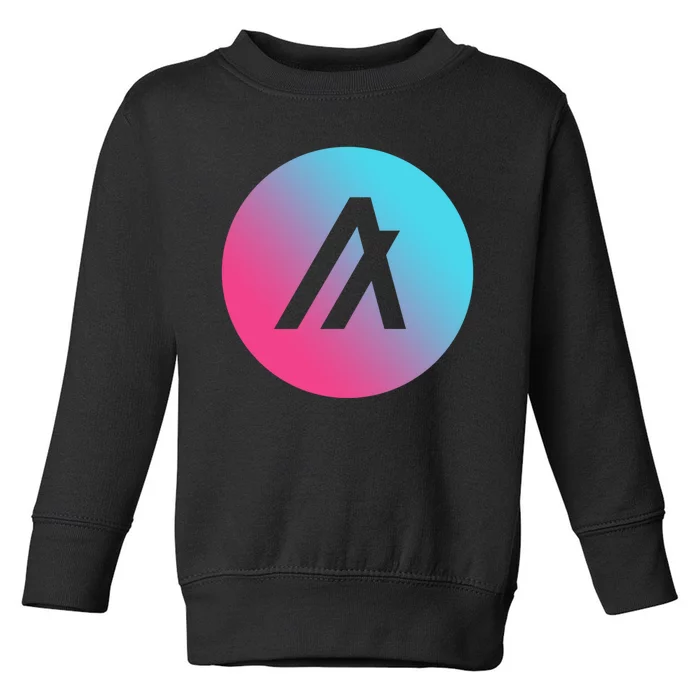 Algorand Crypto Colorful Logo Toddler Sweatshirt