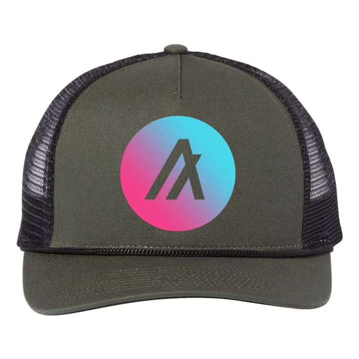 Algorand Crypto Colorful Logo Retro Rope Trucker Hat Cap