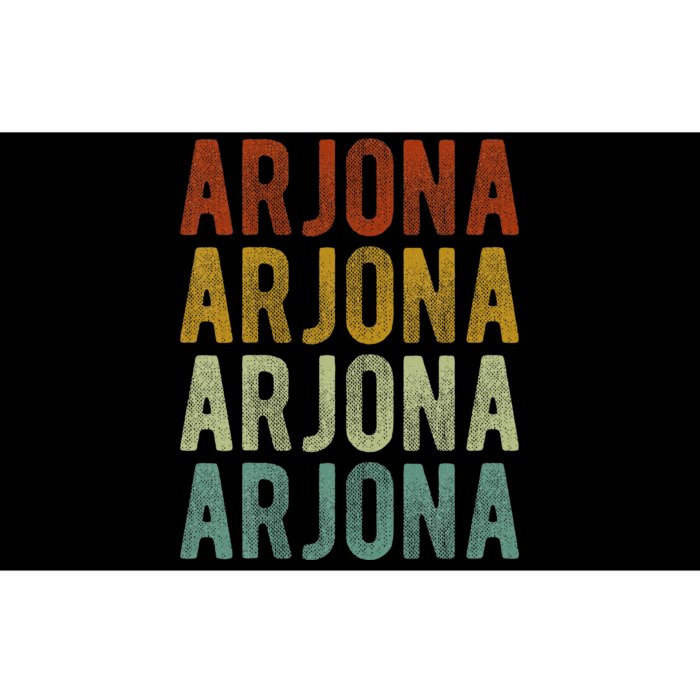 Arjona City Colombia Retro Vintage Bumper Sticker