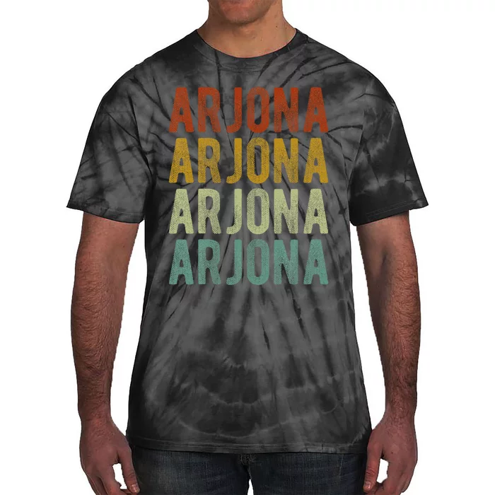 Arjona City Colombia Retro Vintage Tie-Dye T-Shirt