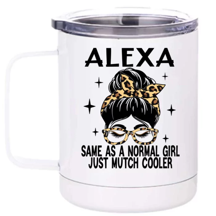 Alexa Costume Cute Definition Personalized Name Alexa Great Gift Front & Back 12oz Stainless Steel Tumbler Cup