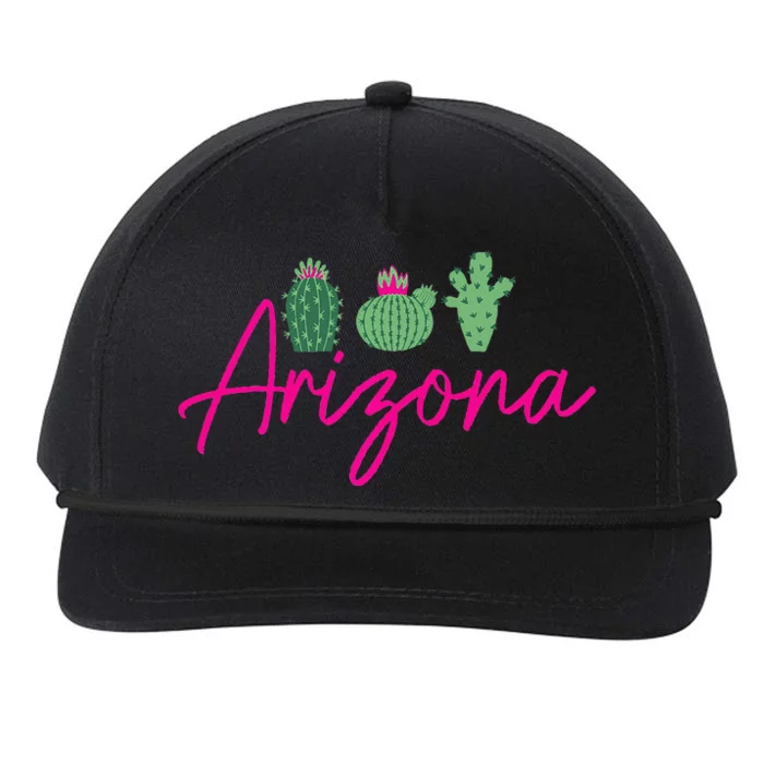 Arizona Cactus Cute AZ Pride Snapback Five-Panel Rope Hat