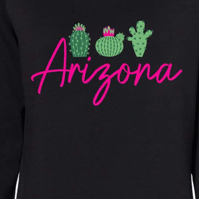 Arizona Cactus Cute AZ Pride Womens California Wash Sweatshirt