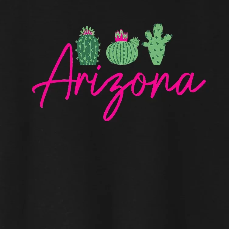 Arizona Cactus Cute AZ Pride Women's Crop Top Tee