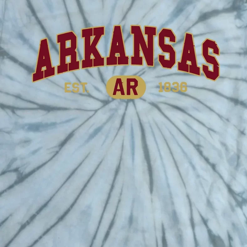 Arkansas Classic Collegiate Varsity Style Cozy Arkansas Tie-Dye T-Shirt