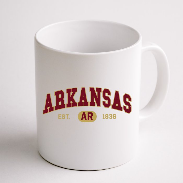 Arkansas Classic Collegiate Varsity Style Cozy Arkansas Front & Back Coffee Mug