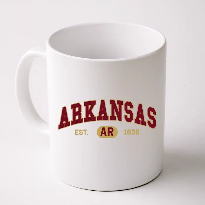 Arkansas Classic Collegiate Varsity Style Cozy Arkansas Front & Back Coffee Mug