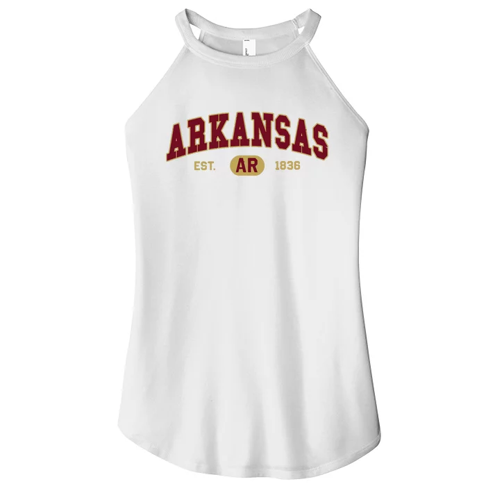 Arkansas Classic Collegiate Varsity Style Cozy Arkansas Women’s Perfect Tri Rocker Tank