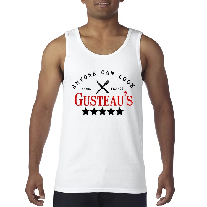 Anyone Can Cook Gusteau's Paris France Tank Top