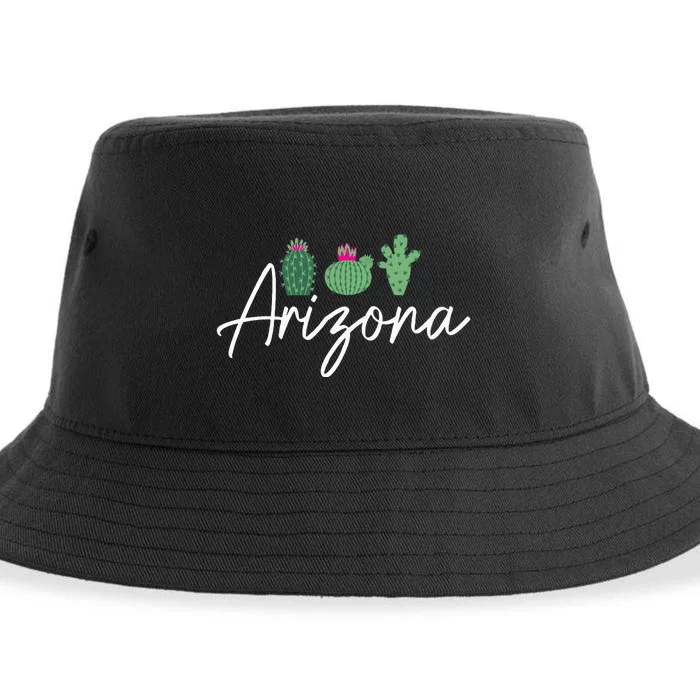 Arizona Cactus Cute AZ Pride Sustainable Bucket Hat