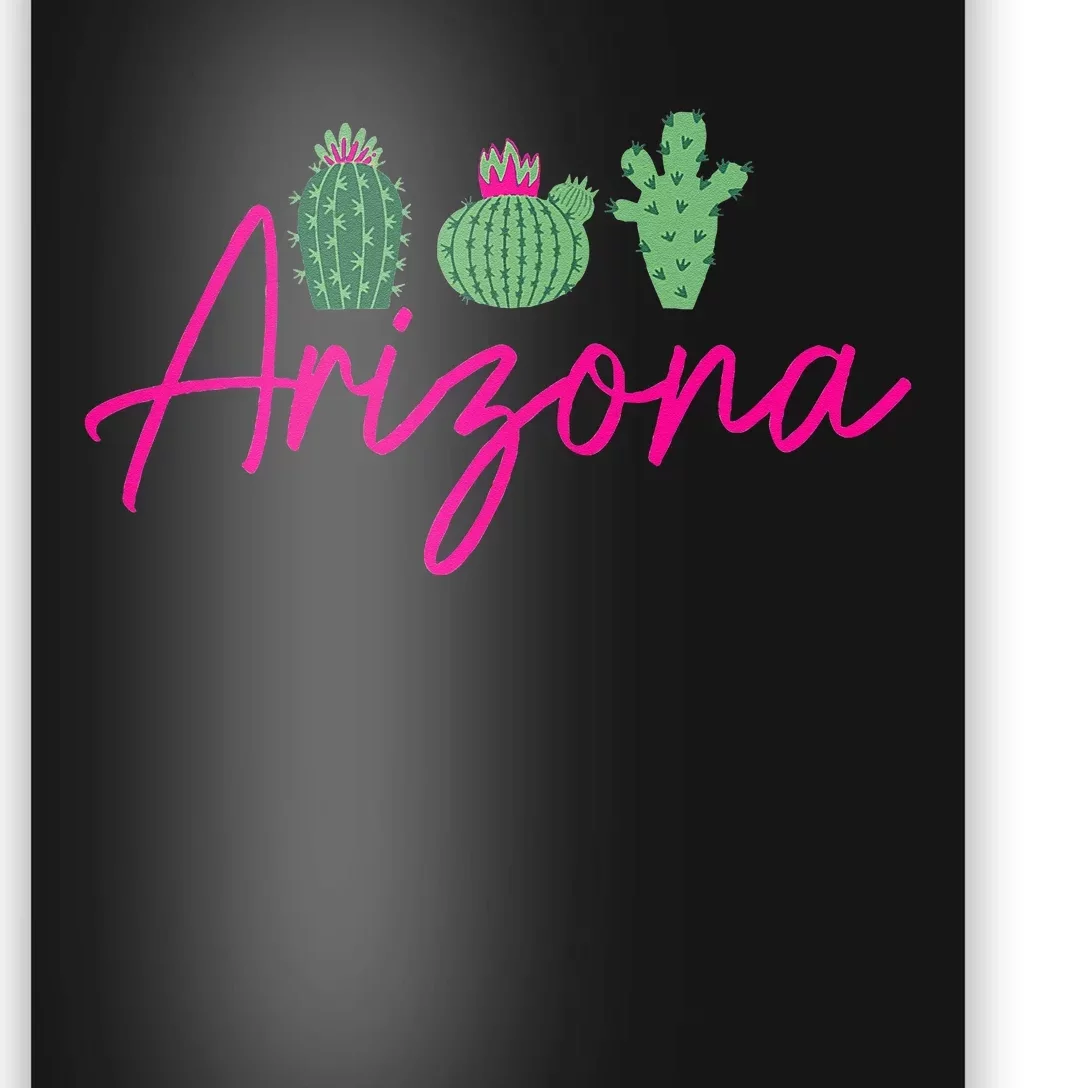 Arizona Cactus Cute AZ Pride Poster