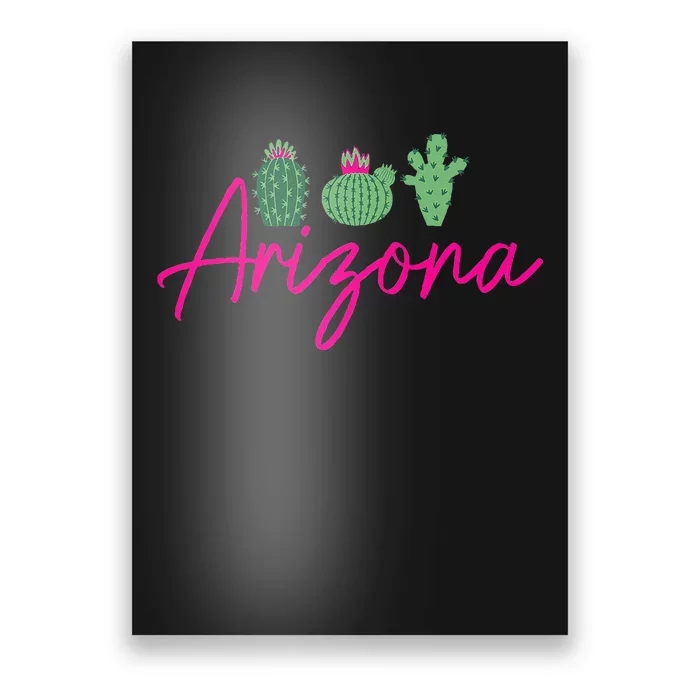 Arizona Cactus Cute AZ Pride Poster