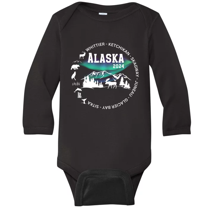 Alaska Cruise Crusing Trip Vacation Baby Long Sleeve Bodysuit