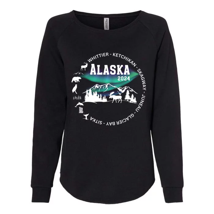 Alaska Cruise Crusing Trip Vacation Womens California Wash Sweatshirt