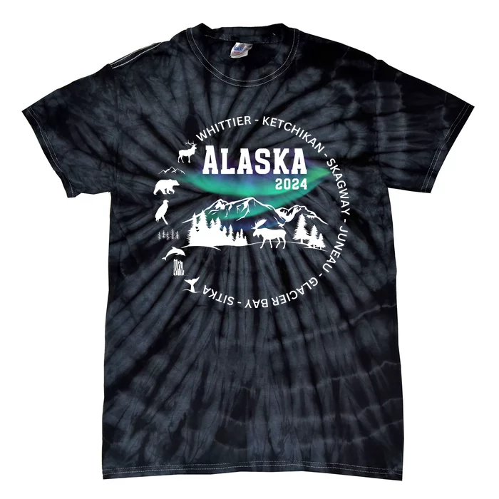 Alaska Cruise Crusing Trip Vacation Tie-Dye T-Shirt