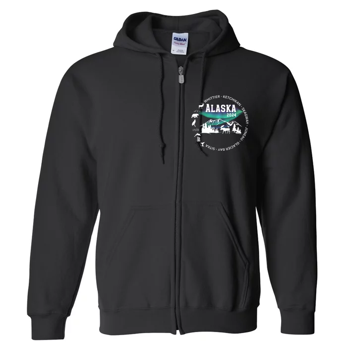 Alaska Cruise Crusing Trip Vacation Full Zip Hoodie