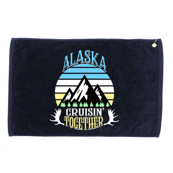 Alaska Cruise Cruisin' Together Family Or Friends Group Cute Gift Grommeted Golf Towel