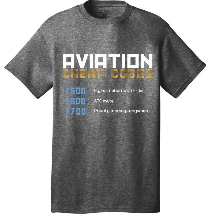 Aviation Cheat Codes Shirts Aviation Tee Pilot Tee T-Shirt