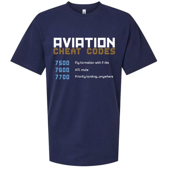 Aviation Cheat Codes Shirts Aviation Tee Pilot Tee Sueded Cloud Jersey T-Shirt