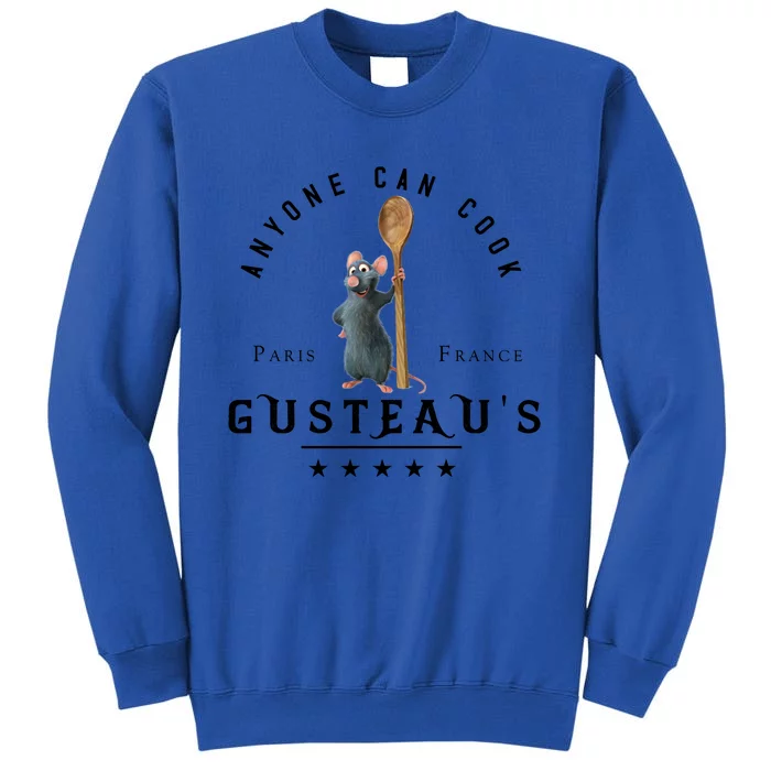 Anyone Can Cook Paris France Gusteaus Mouse Funny Chef Gifts Sweatshirt