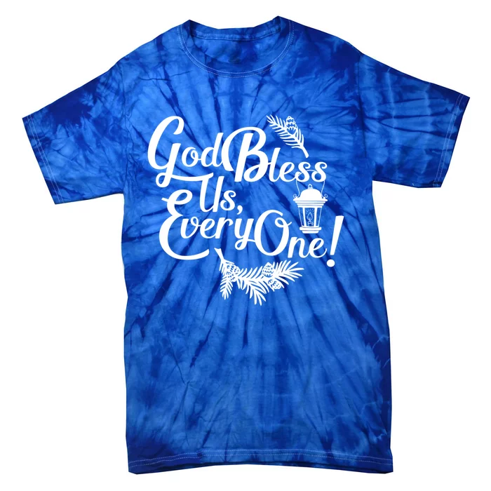 A Christmas Carol Charles Dickens God Bless Us Everyone Gift Tie-Dye T-Shirt