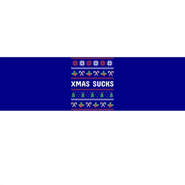 Anti Christmas Christmas Sucks Ugly Funny Gift Bumper Sticker