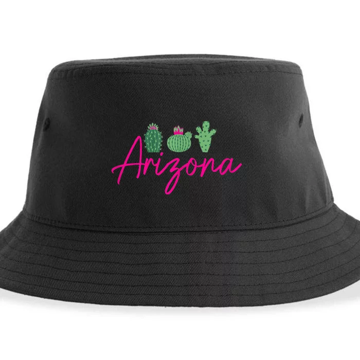 Arizona Cactus Cute Az Pride Sustainable Bucket Hat