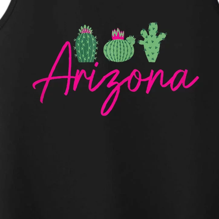 Arizona Cactus Cute Az Pride Performance Tank