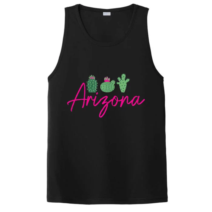 Arizona Cactus Cute Az Pride Performance Tank