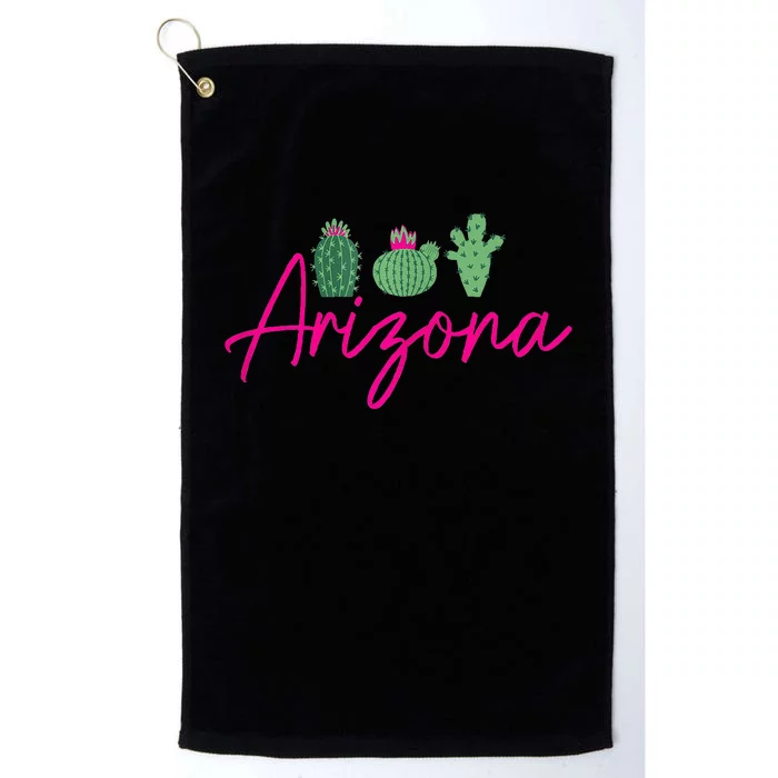 Arizona Cactus Cute Az Pride Platinum Collection Golf Towel