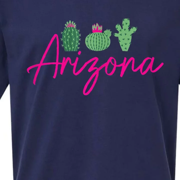 Arizona Cactus Cute Az Pride Sueded Cloud Jersey T-Shirt