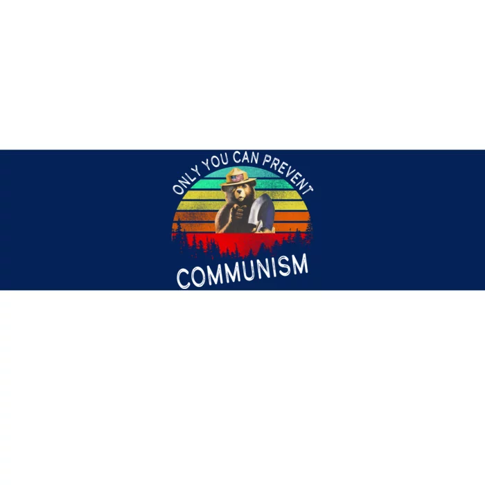 Anti Communism Capitalism Antisocialist Bear Bumper Sticker